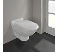 Villeroy & Boch Hommage WC 6661B0R1 Blanc avec Ceramicplus, Cuvette à fond creux