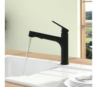 Villeroy & Boch Junis Sky Shower Mitigeur de cuisine pivotant, avec douchette extractible, 92820006,