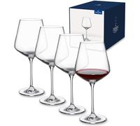 Villeroy & Boch - La Divina Verre à Bourgogne Set 4 Pièces Transparent, Garanti Lave-Vaisselle, Service à Vin, Ensemble de Verres de Vin, Cristallin