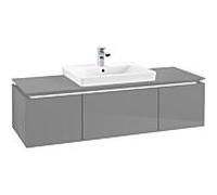Villeroy & Boch Legato Villeroy & Boch B684L0FP 140x38x50cm, avec éclairage LED, Glossy Grey