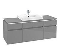 Villeroy & Boch Legato Villeroy & Boch B685L0FP 140x55x50cm, avec éclairage LED, Glossy Grey