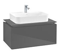 Villeroy & Boch Legato Villeroy & Boch vasque B75300FP 80x38x50cm, Glossy Grey