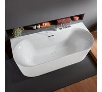 Villeroy & Boch Loop & Friends Baignoire semi-îlot, avec tablier, UBA180LOF9CS00V-01,