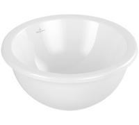 Villeroy & Boch Loop & Friends lavabo 38x38 cm ronde sous plan blanc brillant 4A5201R1