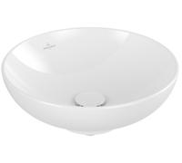 Villeroy & Boch Loop & Friends lavabo 42x42 cm ronde à poser blanc brillant 4A460101