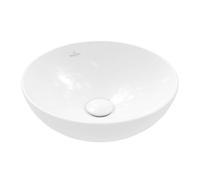 Villeroy & Boch Loop&Friends - Vasque, diamètre 38 cm, avec trop-plein, CeramicPlus, Stone White 4A4500RW