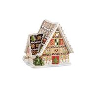 Villeroy & Boch Maison en pain d'épice Christmas Toys Plissé – boîte à musique, porcelaine blanche