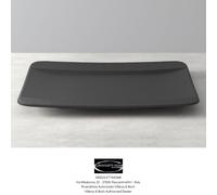Villeroy & Boch - MANUFACTURE ROCK - Ariette Plate Carré 28 cm Noir