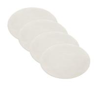 Villeroy & Boch Manufacture Rock Lot de 4 Sets de Table ovales réversibles en Cuir synthétique Blanc