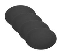 Villeroy & Boch Manufacture Rock Lot de 4 Sets de Table ovales réversibles en Cuir synthétique Noir