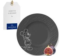 Villeroy & Boch Manufacture Mickey Mouse Assiette à petit-déjeuner / dessert, 21,7 cm