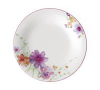 Villeroy & Boch - Mariefleur Basic Assiette de Petit-Déjeuner 21 cm Multicolore, Assiette Ronde Au Décor Floral, Garanti Lave-Vaisselle, Compatible Micro-Ondes, Vaisselle, Porcelaine Premium