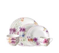 Villeroy & Boch - Mariefleur Ensemble de Base 10 Pièces Multicolore, Garanti Lave-Vaisselle, Compatible Micro-Ondes, Ensemble Vaisselle, Service, Assiettes, Bols, Mugs, Porcelaine Haut de Gamme