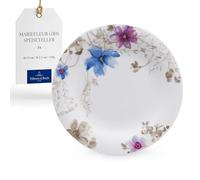 Villeroy & Boch Assiette plate Mariefleur Gris Basic Porcelaine Premium 27 cm Blanc/Multicolore