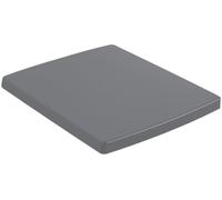 Villeroy & Boch Memento 2.0 Abattant WC avec système d'abaissement Automatique, siège de Toilette Amovible en Duroplast incassable, rectangulaire, Graphite, Mat