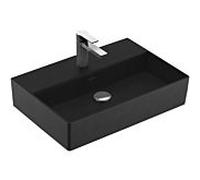 Villeroy & Boch Memento 2.0 lavabo 4A226LS5 60 x 42 cm, Ebony C-plus, avec trou pour robinetterie, sans trop-plein