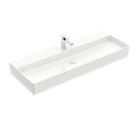 Villeroy & Boch Memento 2.0 lavabo 4A22C2R1 120 x 47 cm, blanc alpin C-plus, avec trou pour robinetterie, sans trop-plein