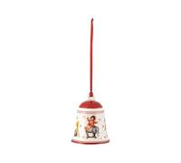 Villeroy & Boch - My Christmas Tree, Cloche Jouets, 5,5 x 5,5 x 6,5 cm, Porcelaine, Rouge 14-8622-6849