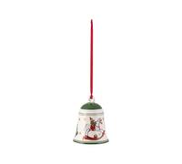 Villeroy & Boch - My Christmas Tree, Cloche Jouets, 5,5 x 5,5 x 6,5 cm, Porcelaine, Vert 14-8622-6850