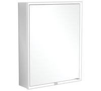 Villeroy & Boch My View Now armoire de toilette encastrée, 1 porte, charnières à gauche, avec éclairage, avec interrupteur marche/arrêt, compatible Smart Home, 600x750x167,5mm, A4586L00