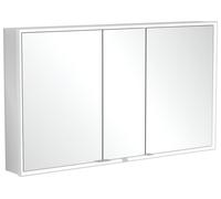 Villeroy & Boch My View Now armoire de toilette encastrée, 3 portes, avec éclairage, avec variateur à détecteur, 1300x750x167,5mm, A4561300