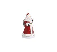 Villeroy & Boch Boîte à musique Nostalgic Melody Père Noël Porcelaine dure, tournante Rouge-blanc