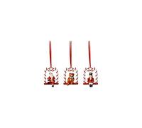 Villeroy & Boch - Nostalgic Ornaments, Ornements en Forme de Cheval à Bascule, Ensemble de 3 pièces, 18 x 4 x 8cm, Porcelaine, Multicolore 14-8331-6691
