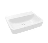 Villeroy & Boch O.novo - Lavabo 60x46 cm, sans trop-plein, sans trou pour robinet, AntiBac, CeramicPlus, blanc alpin 4A4163T2