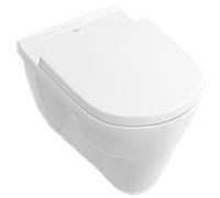 Villeroy & Boch O.Novo mur rondelle plate WC 566210R1 36x56cm, c-plus blanc, sortie horizontale