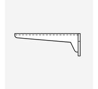 Villeroy und Boch Console évier O.novo 92230700 38 cm, avec kit de fixation
