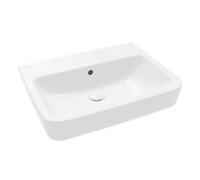 Villeroy & Boch O.novo - Vasque, 60x46 cm, avec trop-plein, sans trou pour robinet, AntiBac, CeramicPlus, blanc alpin 4A416JT2