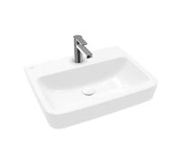 Villeroy & Boch O.novo - Vasque, 60x46 cm, sans trop-plein, trou pour robinet, AntiBac, CeramicPlus, blanc alpin 4A416LT2