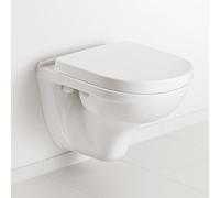 Villeroy & Boch WC suspendu O.Novo 5688H1R1, compact, CeramicPlus, abattant SoftClosing, blanc