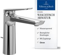 Villeroy & Boch Oasis Mitigeur de lavabo avec tirette, chrome