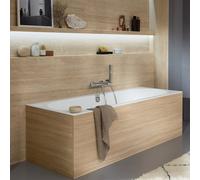 Villeroy & Boch Baignoire rectangulaire Oberon 2.0 180×80 cm vidage central blanc pierre