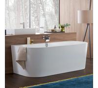 Villeroy & Boch Oberon 2.0 Baignoire semi-îlot, avec tablier, UBQ180OBR9CD00V-RW,