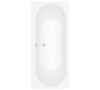 Villeroy & Boch Oberon 2.0 Duo baignoires rectangulaires, à encastrer, 1700x750x485mm, UBQ170OBR2DV-RW, Couleur: Blanc de pierre