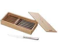 Villeroy & Boch - Oscar Couteau à Steak 6 Pièces Argent, Garanti Lave-Vaisselle, Couverts de Table, Couteaux à Steak Platine, Menagere, Ensemble Couvert, Set de Couverts de Table, Acier Inoxydable