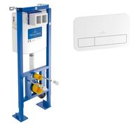 Villeroy & Boch Pack Bâti-support autoportant ViConnect + Plaque deblanche