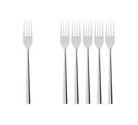 Villeroy & Boch Piemont Lot de 6 fourchettes de table 20,6 cm | Acier inoxydable, passe au lave-vaisselle, fourchettes de rechange pour étendre les ensembles de couverts existants