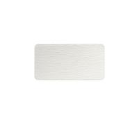 Villeroy & Boch Plat de service Manufacture Rock Porcelaine premium 18x35 cm Blanc