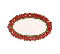 Villeroy & Boch Plat de service Toy's Delight M 23.5x38 cm Blanc-rouge