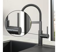 Villeroy & Boch Poignée de robinetterie pour mitigeur monocommande Steel Expert Compact, 92738005,