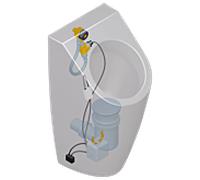 Villeroy & Boch proDetect radar control 9190N100 chasse d'eau électronique avec raccordement au secteur
