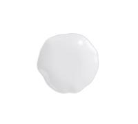 Villeroy & Boch - Pura assiette à dessert/petit-déjeuner, env. 22 נ22 נ2,5 cm, blanc immaculé, lave-vaisselle et four à micro-ondes, forme fluide, porcelaine Premium Bone made in Germany