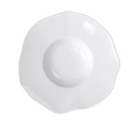 Villeroy & Boch - Pura assiette à pâtes, env. 29 נ29 נ5,5 cm, blanc immaculé, résiste au lave-vaisselle et au micro-ondes, forme fluide, assiette en porcelaine Premium Bone made in Germany