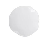 Villeroy & Boch - Pura assiette gourmet, env. 32 נ32 נ3 cm, blanc immaculé, lave-vaisselle et four à micro-ondes, forme fluide, porcelaine Premium Bone made in Germany