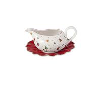 Villeroy & Boch Saucière Toy's Delight multicolore compatible micro-ondes avec soucoupe Blanc-rouge