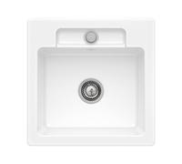 Villeroy & Boch Siluet 50 S Flat Évier de cuisine, 33451FKG,