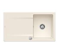Villeroy & Boch Siluet évier encastrable 333502KR avec garniture de vidage et actionnement excentrique, Crema